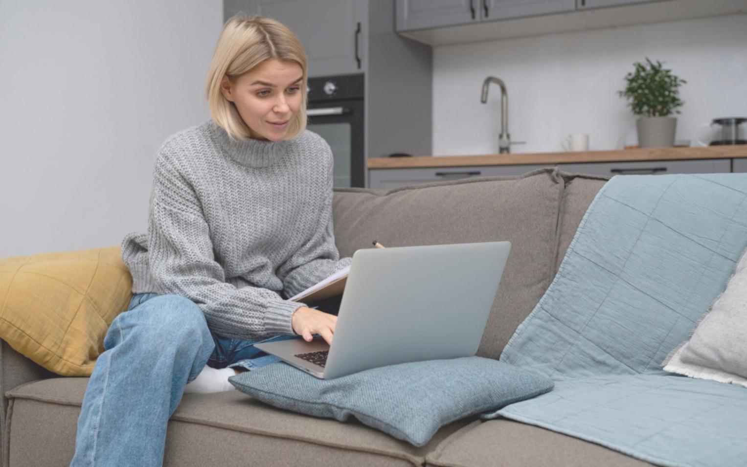 Financial planning materials and workspace setup